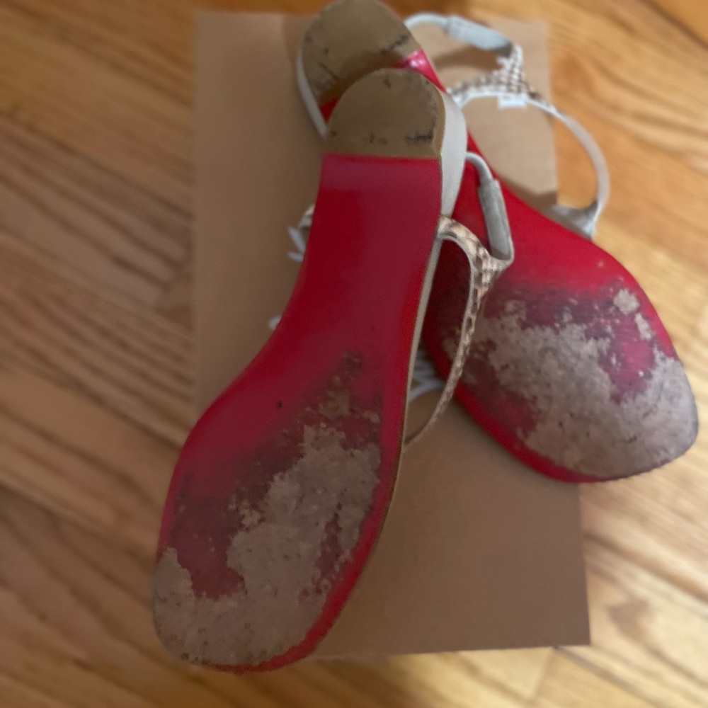 Christian Louboutin Python Sandals - image 2